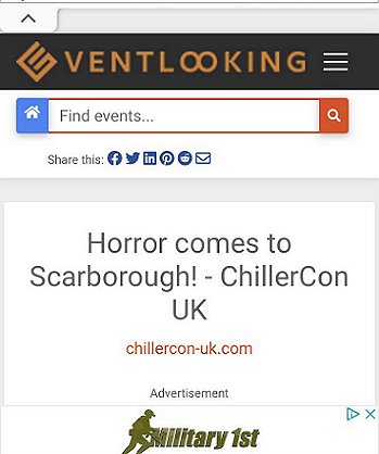 Screenshot: Ventlooking - Horror comes to Scarborough - ChillerCon UK