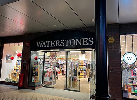 photograph of the exterior of Waterstones Orchard Square