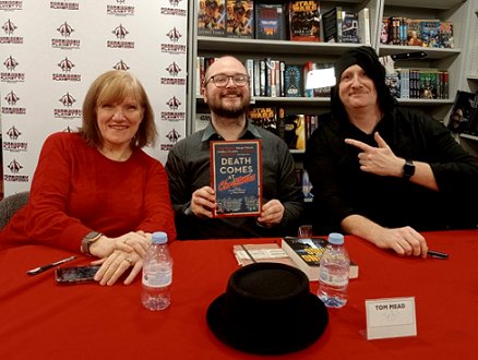 L to R: Marie O'Regan, Tom Mead, Russ Thomas