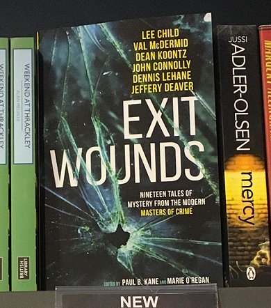 Exit Wounds front cover, edited by Paul B. Kane and Marie O'Regan