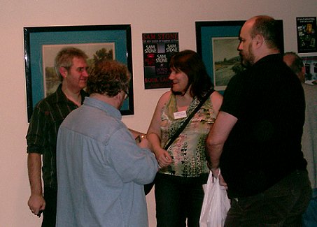 Paul Kane and Marie O'Regan at the FantasyCon 2011 launch party