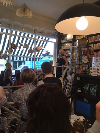 Catriona Ward reading from Little Eve