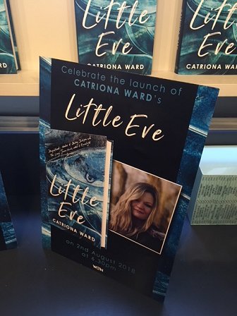 Standee for Little Eve, by Catriona Ward