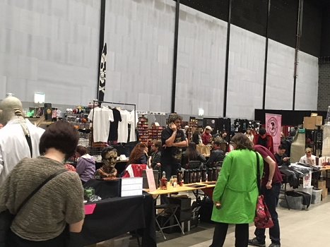 Traders at Liverpool HorrorCon