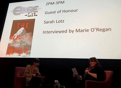 Sarah Lotz interviewed by Marie O'Regan at Edge Lit 8