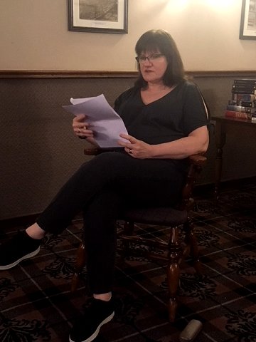 Marie O'Regan reading from next year's release, 'The Last Ghost'