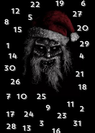 Sinister Press advent calendar image